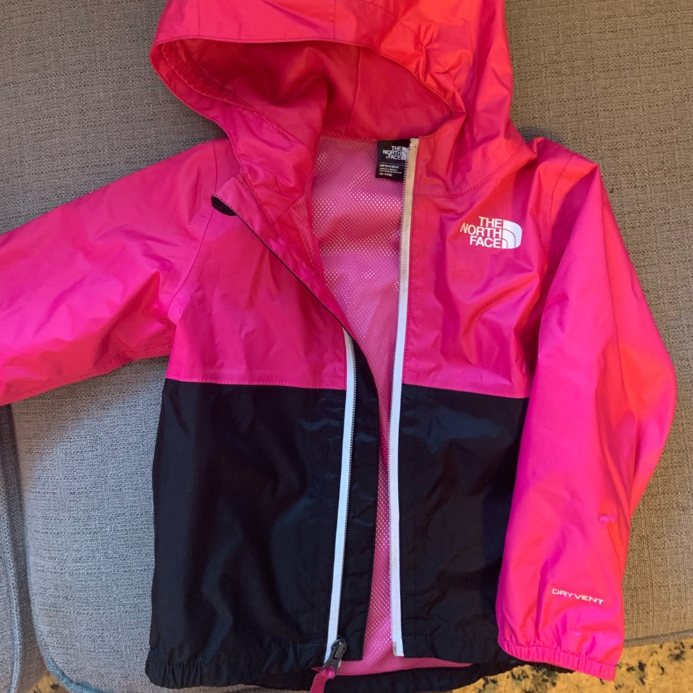 North Face rain jacket- 18-24M